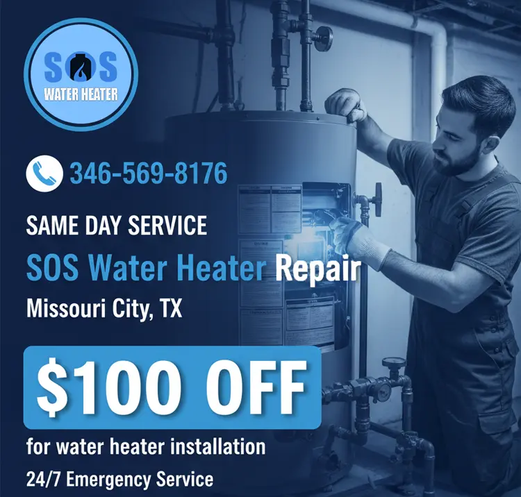 Sos Water Heater Repair Missouri City TX offer
